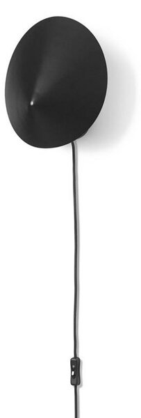 Fali Lámpa ferm LIVING, Arum Sconce, Fekete, Nappali, Rozsdamentes acél, Dizájn