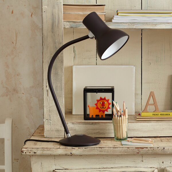 Asztali lámpa Anglepoise, Type 75 Mini, Fekete, Dolgozószoba / iroda, Fém, Dizájn