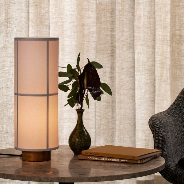 Asztali lámpa Audo Copenhagen, Hashira, dimmable, Bézs, Nappali, Szövet / Textília, Dizájn