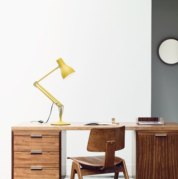 Asztali lámpa Anglepoise, Type 75, Sárga, Dolgozószoba / iroda, Fém, Indusztriális dizájn