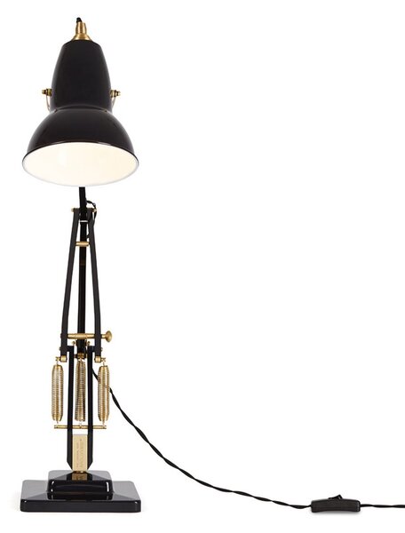Asztali lámpa Anglepoise, Original 1227 Brass, Fekete, Dolgozószoba / iroda, Fém, Indusztriális dizájn