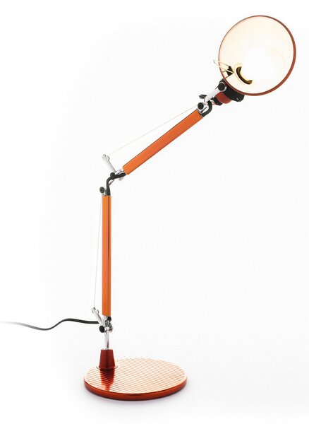 Asztali lámpa Artemide, Tolomeo Micro, Narancs, Dolgozószoba / iroda, Fém, Dizájn