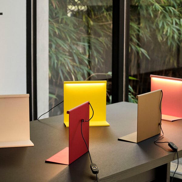 Asztali lámpa HAY, LBM, dimmable, Sárga, Nappali, Fém, Dizájn