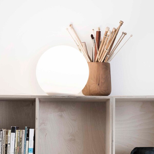 Asztali lámpa Artemide, Dioscuri, dimmable, Fehér, Nappali, Üveg, Dizájn