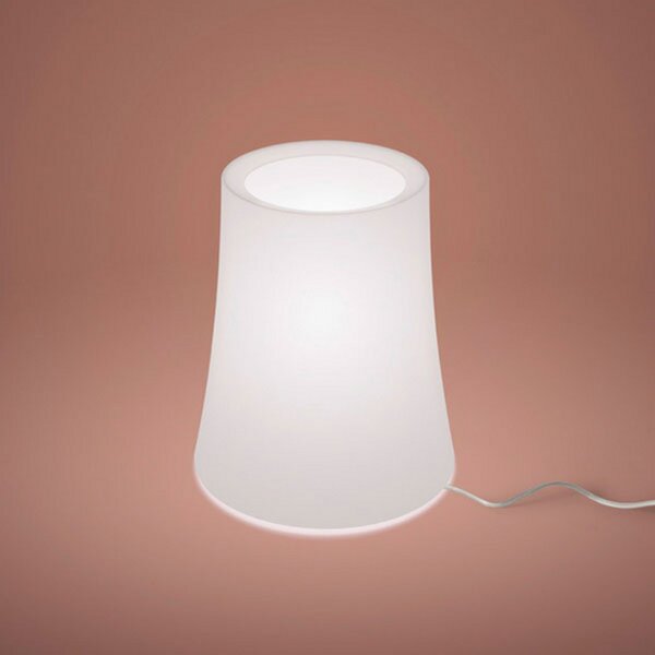 Asztali lámpa Foscarini, Birdie Zero, Fehér, Nappali, Műanyag, Dizájn