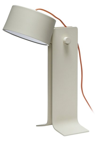 Asztali lámpa Hübsch, Crea, dimmable, Bézs, Nappali, Alumínium, Dizájn