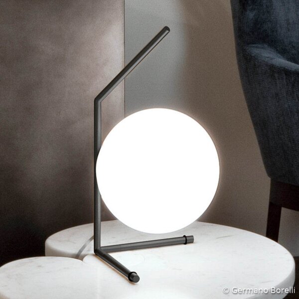 Asztali lámpa FLOS, IC T1, dimmable, Fekete, Nappali, Fém, Dizájn