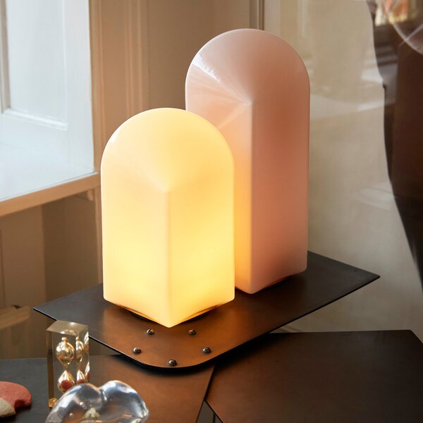 Asztali lámpa HAY, Parade, dimmable, Rózsaszín / Rosé, Nappali, Üveg, Dizájn