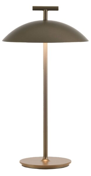 Asztali lámpa Kartell, Mini Geen-A, Bronz / Öreg Sárgaréz, Nappali, Fém, Dizájn
