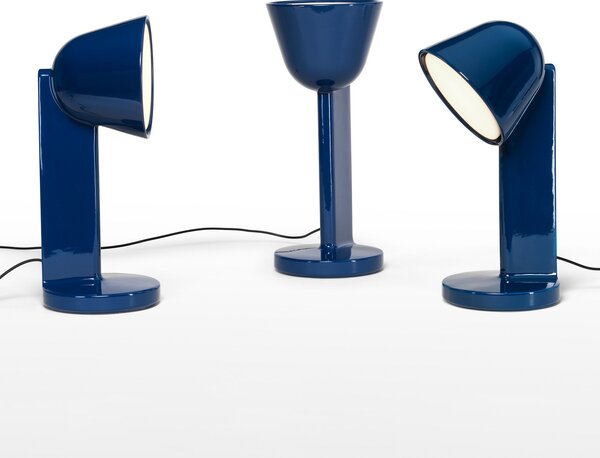 Asztali lámpa FLOS, Céramique Down, dimmable, Kék, Nappali, Kerámia, Dizájn