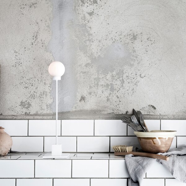 Asztali lámpa Northern, Snowball, dimmable, Fehér, Nappali, Üveg, Dizájn