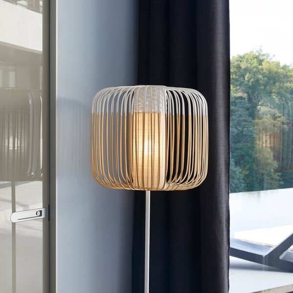 Állólámpa Forestier, Bamboo Light, Fehér, Nappali, Bambusz, Dizájn