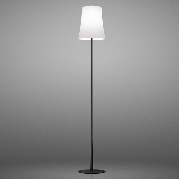 Állólámpa Foscarini, Birdie Easy, Fekete, Nappali, Fém, Dizájn