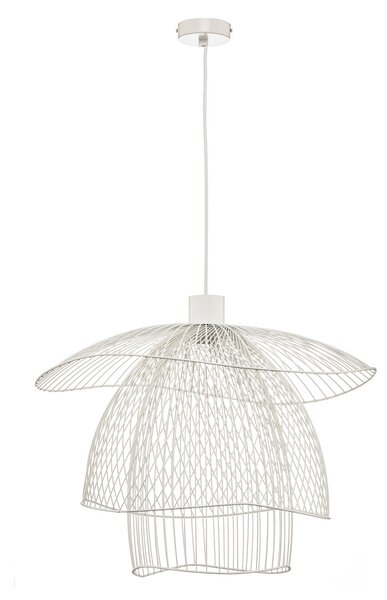 Függőlámpa Forestier, Papillon S, dimmable, Fehér, Nappali, Fém, Dizájn