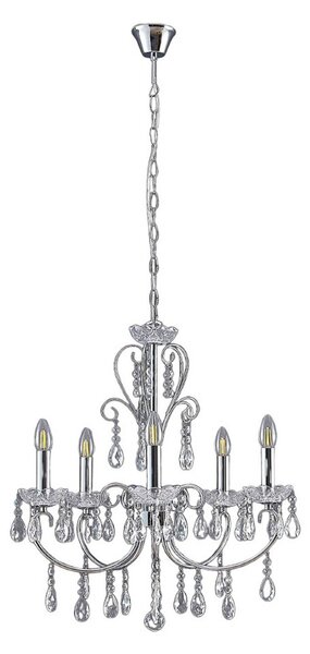 Csillárok Lucande, Solveig, dimmable, Fémes, Nappali, Kristály, Antik