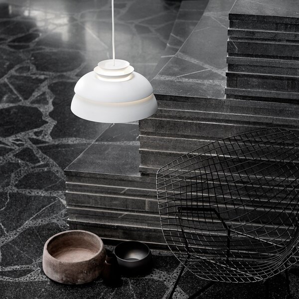 Függőlámpa FRITZ HANSEN, Concert P1, dimmable, Fehér, Nappali, Fém, Dizájn