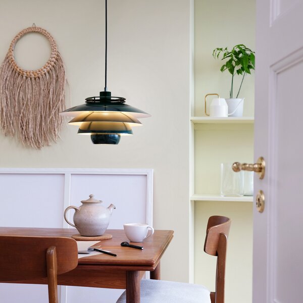 Függőlámpa Dyberg Larsen, Ejka, dimmable, Zöld, Nappali, Fém, Dizájn