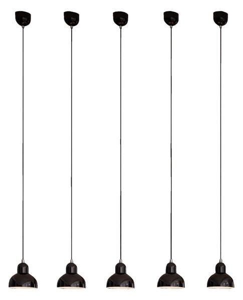 Függőlámpa FRITZ HANSEN, Kaiser Idell 6722-P, dimmable, Fekete, Nappali, Fém, Dizájn