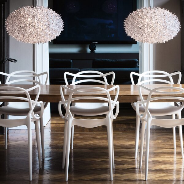 Függőlámpa Kartell, Bloom S1, Átlátszó, Nappali, Műanyag, Dizájn