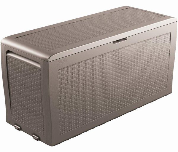 Kerti box Keter Samoa Rattan Box 270L cappuccino