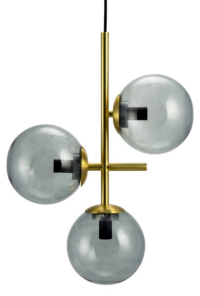 Függőlámpa Dyberg Larsen, Como, dimmable, Arany / Sárgaréz, Konyha, Üveg
