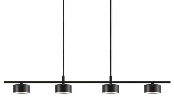 Függőlámpa Nordlux, Clyde, dimmable, Fekete, Konyha, Fém, Modern