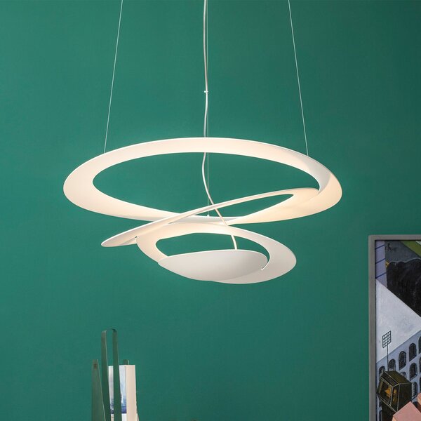 Függőlámpa Artemide, Pirce Mini, dimmable, Fehér, Nappali, Fém, Dizájn