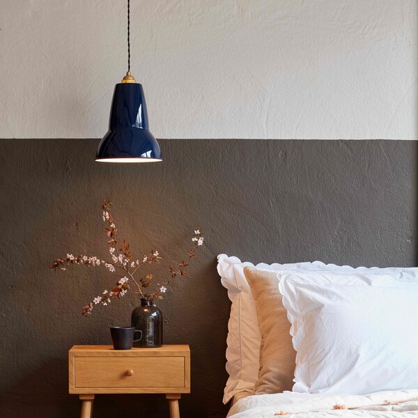 Függőlámpa Anglepoise, Original 1227 Brass Midi, dimmable, Kék, Nappali, Fém, Dizájn