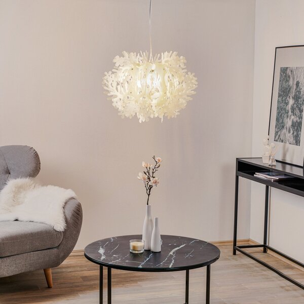 Függőlámpa Slamp, FIORELLA, dimmable, Fehér, Nappali, Műanyag, Dizájn