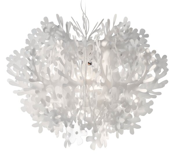 Függőlámpa Slamp, FIORELLA, dimmable, Fehér, Nappali, Műanyag, Dizájn