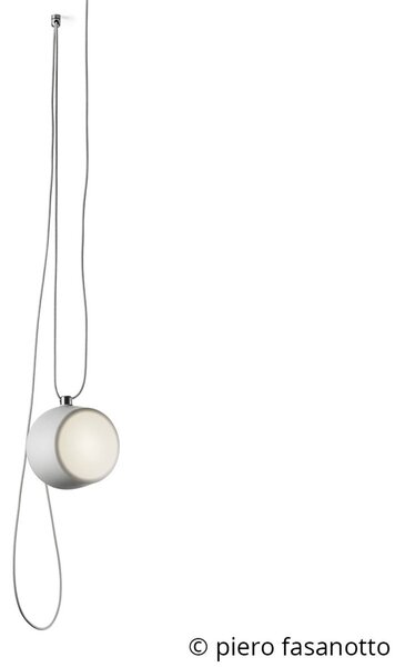 Függőlámpa FLOS, AIM Small, dimmable, Fehér, Nappali, Fém, Dizájn