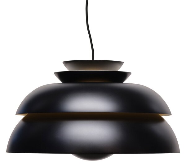 Függőlámpa FRITZ HANSEN, Concert P1, dimmable, Fekete, Nappali, Fém, Dizájn