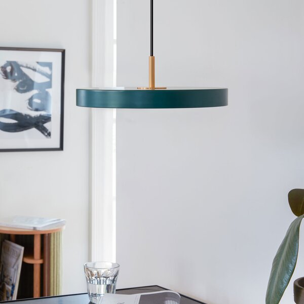 Függőlámpa UMAGE, Asteria, dimmable, Zöld, Nappali, Fém, Dizájn
