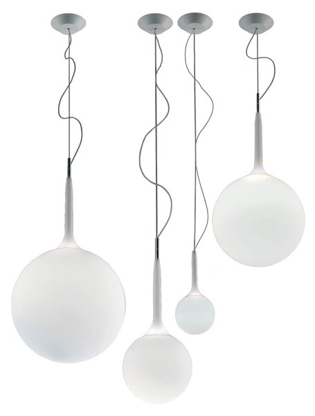Függőlámpa Artemide, Castore, dimmable, Fehér, Nappali, Üveg, Dizájn