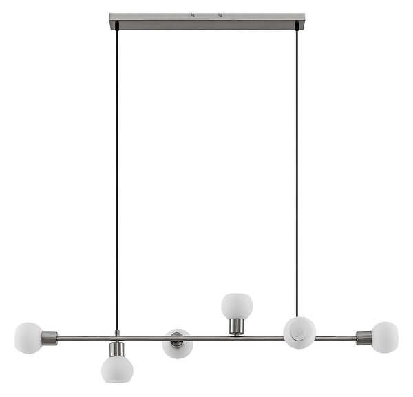 Függőlámpa Lindby, Biscala, dimmable, Fémes, Nappali, Fém