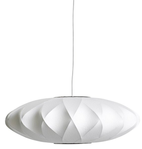 Függőlámpa HAY, Nelson Saucer Bubble Crisscros, dimmable, Fehér, Nappali, Műanyag, Dizájn