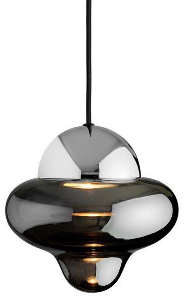 Függőlámpa DESIGN BY US, Nutty, dimmable, Szürke, Nappali, Üveg, Dizájn