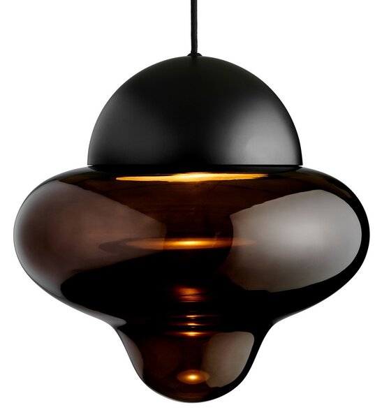 Függőlámpa DESIGN BY US, Nutty XL, dimmable, Barna / Rozsdabarna, Nappali, Üveg, Dizájn