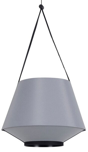 Függőlámpa Forestier, Carrie XS, dimmable, Szürke, Nappali, Szövet / Textília, Dizájn