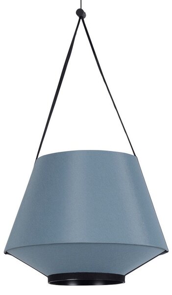 Függőlámpa Forestier, Carrie XS, dimmable, Kék, Nappali, Szövet / Textília, Dizájn