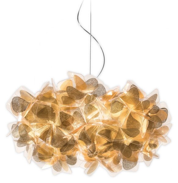 Függőlámpa Slamp, Clizia Mama Non Mama, dimmable, Arany / Sárgaréz, Nappali, Műanyag, Dizájn
