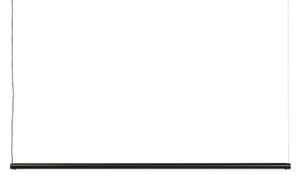 Függőlámpa HAY, Factor Linear 1500, dimmable, Fekete, Konyha, Fém, Dizájn