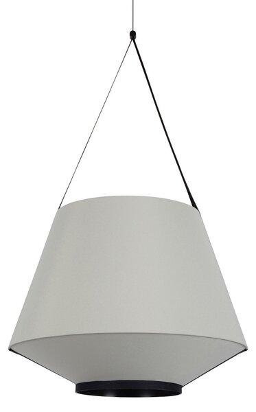Függőlámpa Forestier, Carrie M, dimmable, Szürke, Nappali, Szövet / Textília, Dizájn