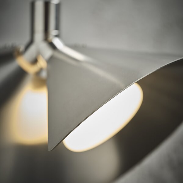 Függőlámpa FRANDSEN, Peel, dimmable, Fémes, Nappali, Fém, Dizájn
