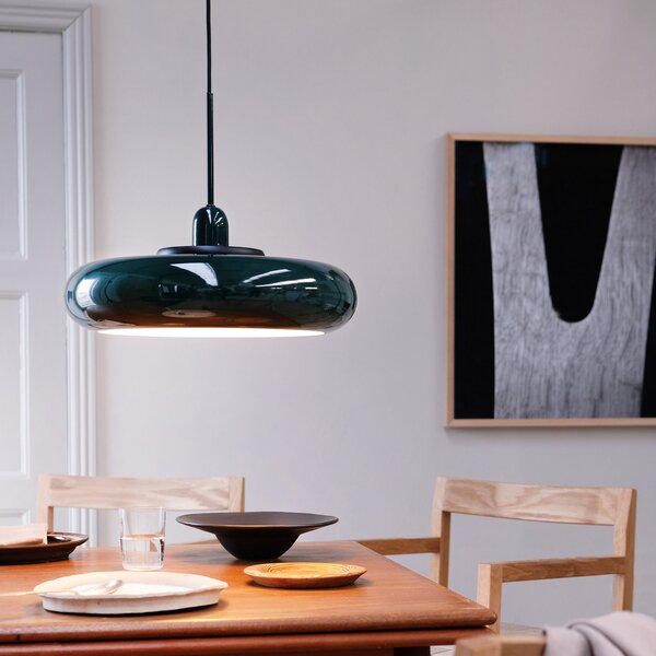 Függőlámpa Dyberg Larsen, Planet, dimmable, Zöld, Nappali, Fém, Dizájn