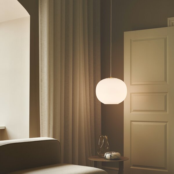 Függőlámpa DFTP by Nordlux, Navone, dimmable, Fehér, Nappali, Üveg