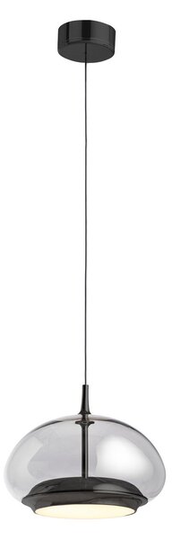 Függőlámpa LOOM DESIGN, Avalon, dimmable, Fekete, Nappali, Üveg, Modern