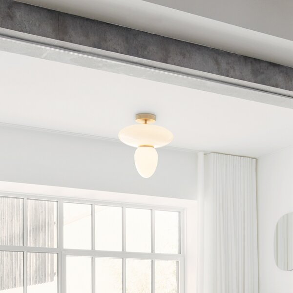 Mennyezeti Lámpa Nuura Aps, Rizzatto 42, dimmable, Fehér, Nappali, Üveg, Dizájn