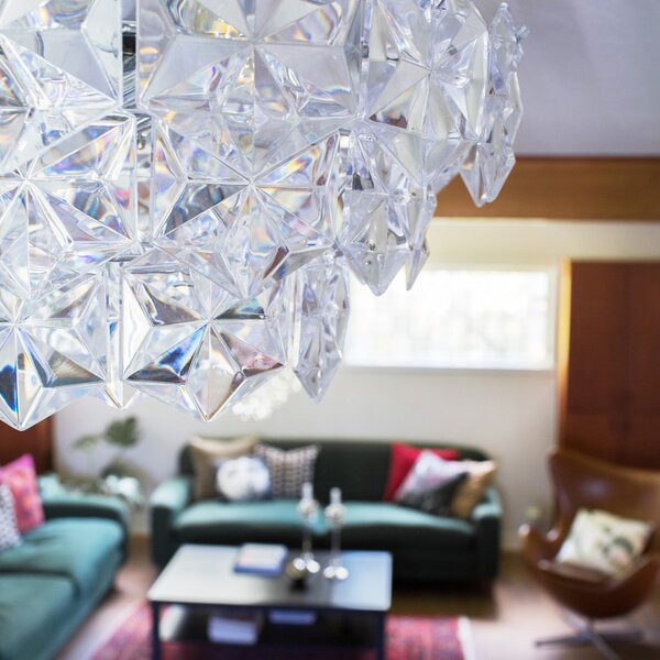 Mennyezeti Lámpa By Rydéns, Monarque, dimmable, Átlátszó, Nappali, Műanyag, Dizájn