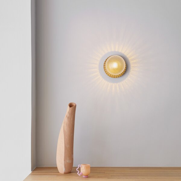 Fali Lámpa Nuura Aps, Liila 1 Medium, dimmable, Arany / Sárgaréz, Nappali, Üveg, Dizájn